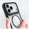 3mk Satin Armor MagCase case for Apple iPhone 17 Pro Max, transparent black