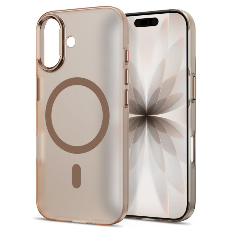 Tech-Protect MagZero MagSafe Case for Apple iPhone 17, Matte Desert Gold