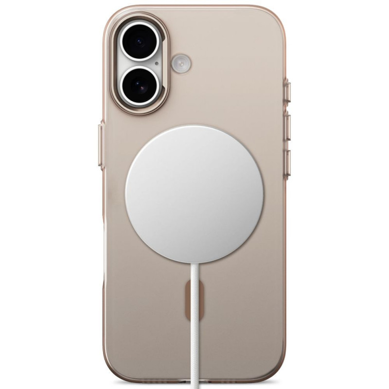Tech-Protect MagZero MagSafe Case for Apple iPhone 17, Matte Desert Gold