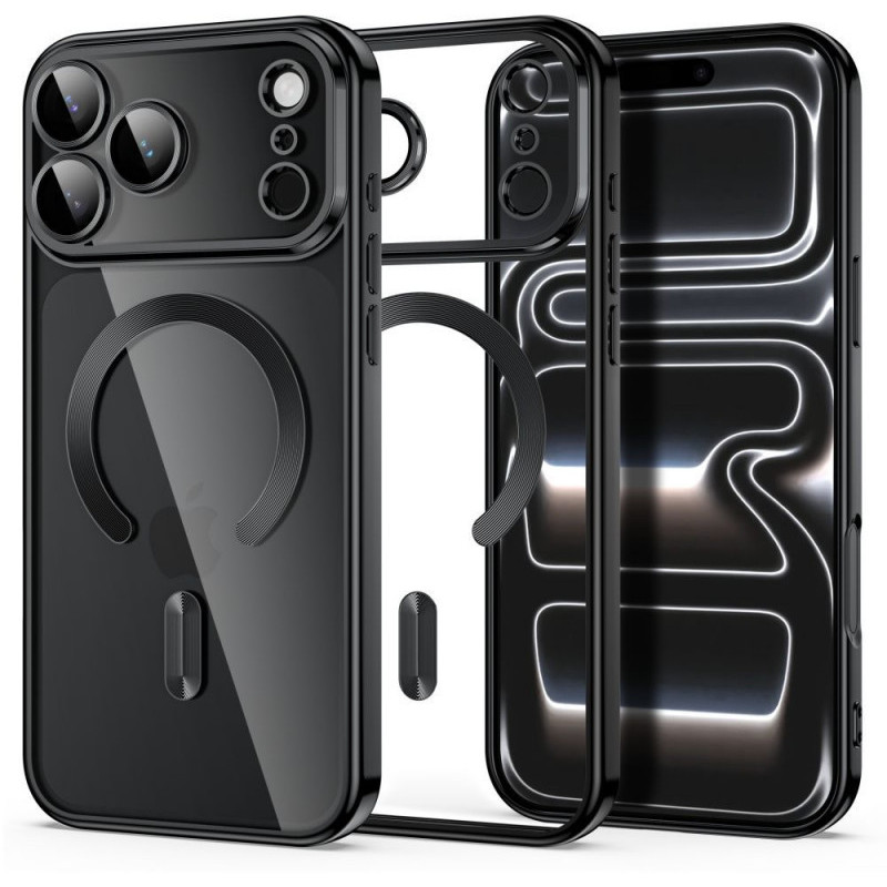 Tech-Protect MagFlex MagSafe Case for Apple iPhone 17 Pro Max / 18 Pro Max, Shiny Black