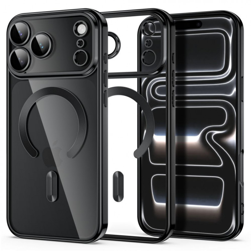 Tech-Protect MagFlex MagSafe Case for Apple iPhone 17 Pro Max / 18 Pro Max, Shiny Black