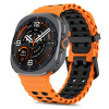 Tech-Protect Iconband Pro watch strap for Samsung Galaxy Watch Ultra 1 / 2 (2024-2026), 47 mm, orange and black
