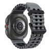 Tech-Protect Iconband Pro watch strap for Samsung Galaxy Watch Ultra 1 / 2 (2024-2026), 47 mm, grey and black