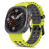 Tech-Protect Iconband Pro watch strap for Samsung Galaxy Watch Ultra 1 / 2 (2024-2026), 47 mm, lime and black