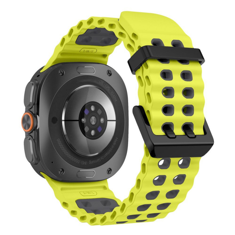 Tech-Protect Iconband Pro watch strap for Samsung Galaxy Watch Ultra 1 / 2 (2024-2026), 47 mm, lime and black