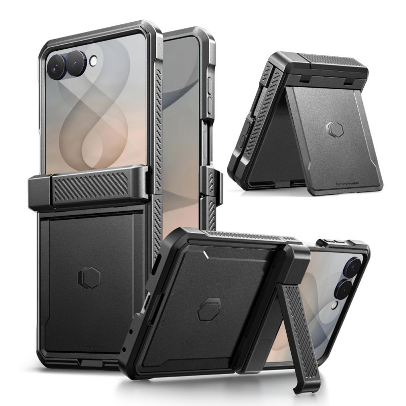 Tech-Protect Kevlar Pro case for Samsung Galaxy Z Flip 8, black