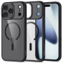 Tech-Protect MagMat MagSafe case for Apple iPhone 17 Pro Max, black/clear