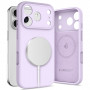 Tech-Protect Silicone MagSafe case for Apple iPhone 17 Pro, mauve, THP4521