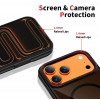 Tech-Protect MagHybrid MagSafe case for Apple iPhone 17 Pro, black/red