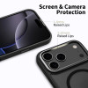 Tech-Protect MagEdge MagSafe case for Apple iPhone 17 Pro Max, matte black/dark metal grey