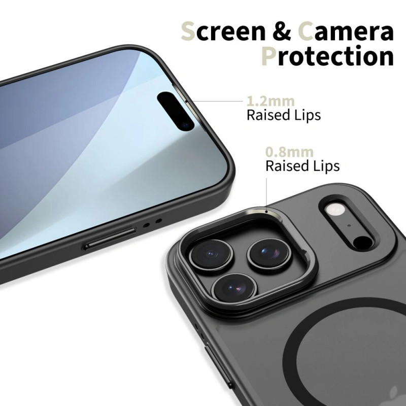 Tech-Protect Magstand MagSafe case for Apple iPhone 17 Pro, matte black