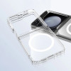 Tech-Protect Flexair Hybrid MagSafe case for Samsung Galaxy Z Flip 6 / 7 FE, transparent