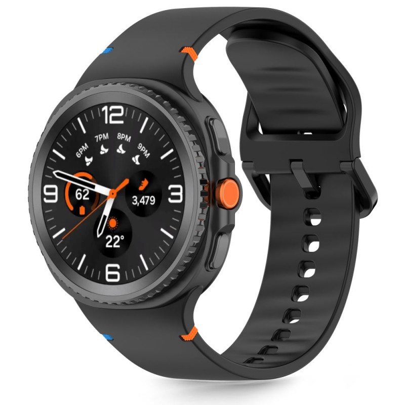 Tech-Protect Silicone strap for Samsung Galaxy Watch 8 / 9 / Classic 40/44/46 mm, black