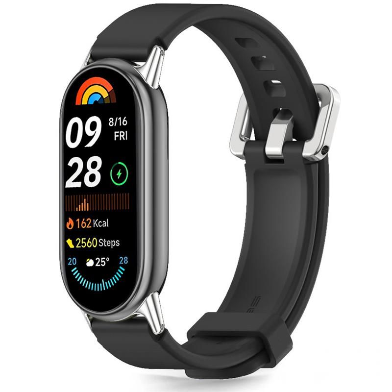 Tech-Protect IconBand Classic strap for Xiaomi Smart Band 8 / 9 / 10 / NFC, black