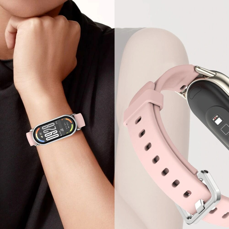 Tech-Protect IconBand Classic strap for Xiaomi Smart Band 8 / 9 / 10 / NFC, black