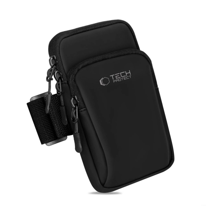 Tech-Protect M7 Universal Sport Armband case, black/black