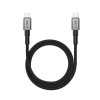 Tech-Protect Ultraboost DNA MagTwist USB-C cable PD 100W / 5A, 100 cm, iron grey