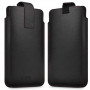 Tech-Protect SM65 universal phone pouch, 6.0-6.9 inch, eco-leather, black and red
