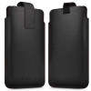 Tech-Protect SM65 universal phone pouch, 6.0-6.9 inch, eco-leather, black and red
