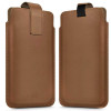 Tech-Protect SM65 universal phone pouch, 6.0-6.9 inch, eco-leather, brown
