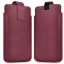 Tech-Protect SM65 universal phone pouch, 6.0-6.9 inch, eco-leather, burgundy