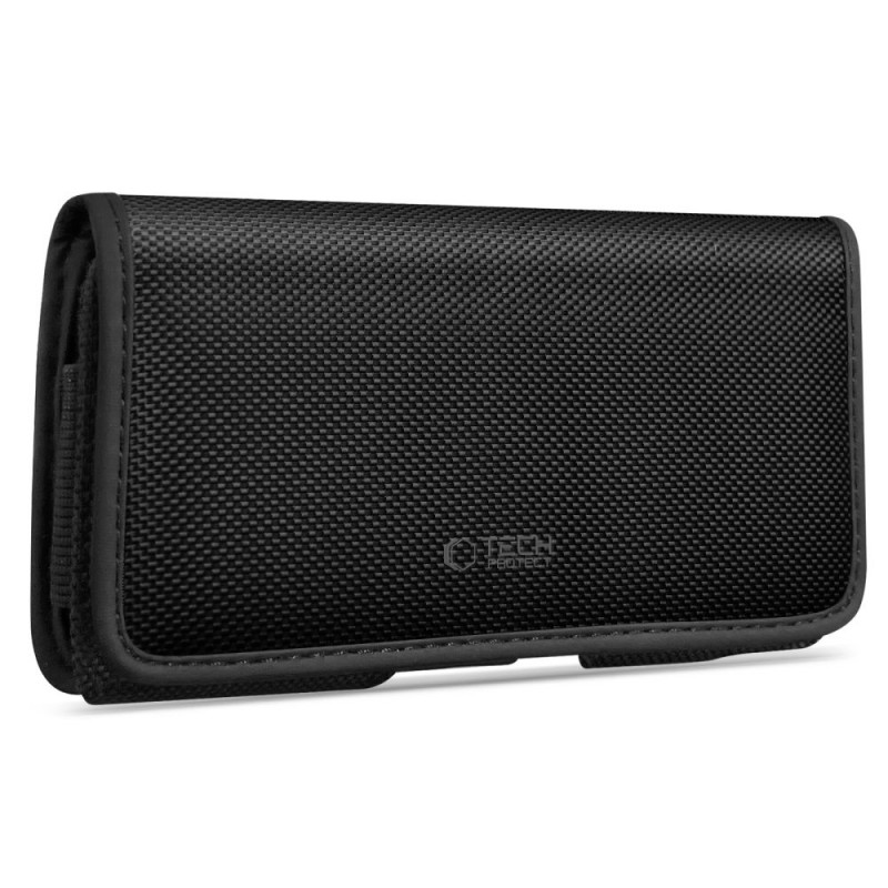Tech-Protect SM90 universal phone holster pouch, 5.8-6.8 inch, nylon, black