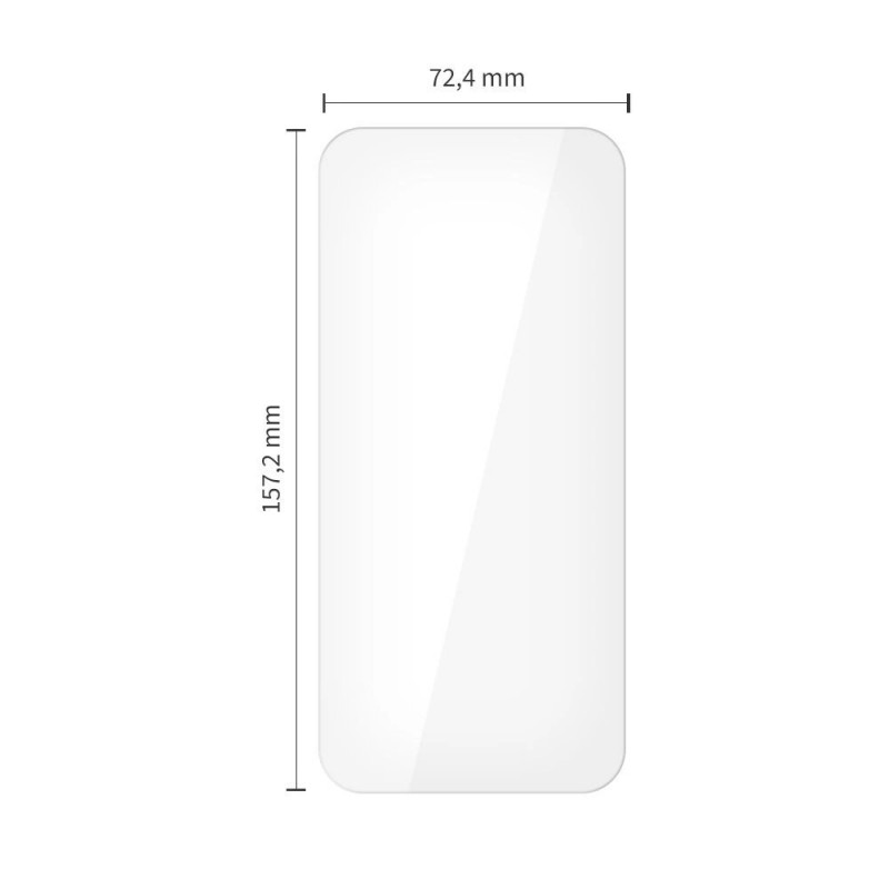 Tech-Protect Glass Fit+ tempered glass for OnePlus 15, clear (2 pcs)