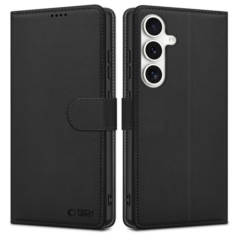 Tech-Protect Wallet wallet case for Samsung Galaxy S25 FE, black