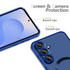 Tech-Protect Magflex MagSafe case for Samsung Galaxy S25 FE, navy blue