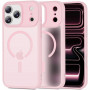 Tech-Protect MagMat MagSafe case for Apple iPhone 17 Pro, matte pink