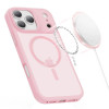 Tech-Protect MagMat MagSafe case for Apple iPhone 17 Pro, matte pink