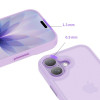 Tech-Protect MagMat case for Apple iPhone 17, matte lavender