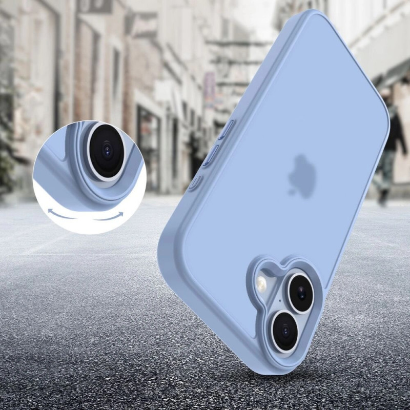 Tech-Protect MagMat THP4944 case for Apple iPhone 17, matte mist blue