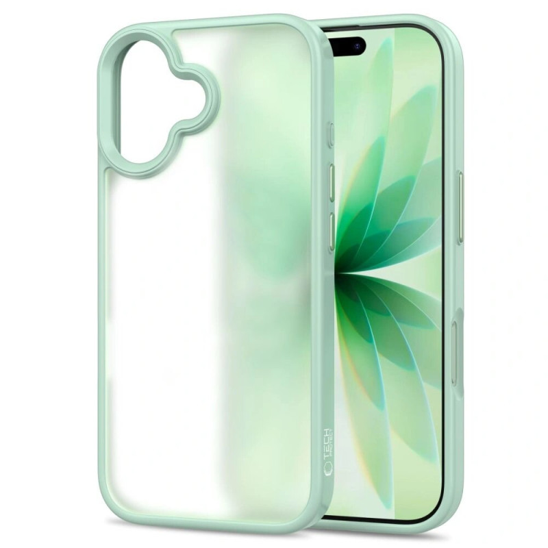 Tech-Protect MagMat case for Apple iPhone 17, matte sage