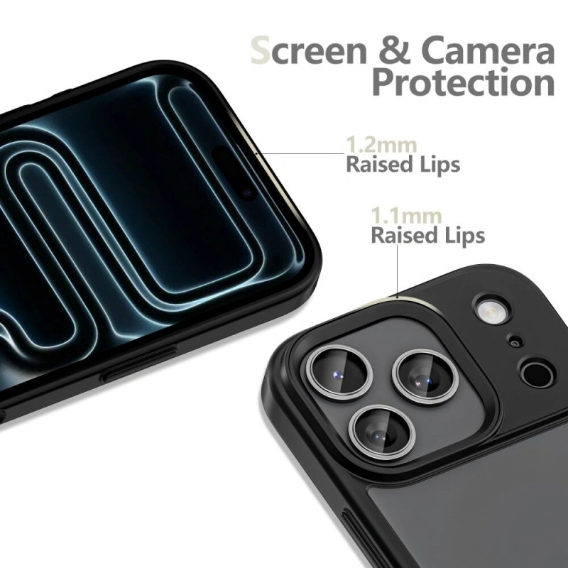 Tech-Protect MagMat THP4789 case for Apple iPhone 17 Pro, matte black