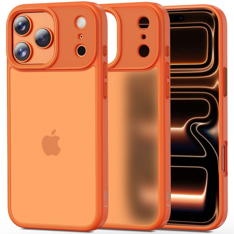 Tech-Protect MagMat case for Apple iPhone 17 Pro, matte cosmic orange