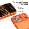 Tech-Protect MagMat case for Apple iPhone 17 Pro, matte cosmic orange