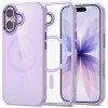 Tech-Protect MagMat MagSafe case for Apple iPhone 17, lavender/clear