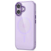 Tech-Protect MagMat MagSafe case for Apple iPhone 17, lavender/clear