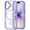 Tech-Protect MagMat MagSafe case for Apple iPhone 17, lavender/clear