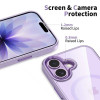 Tech-Protect MagMat MagSafe case for Apple iPhone 17, lavender/clear
