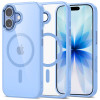 Tech-Protect MagMat MagSafe case for Apple iPhone 17, mist blue/clear