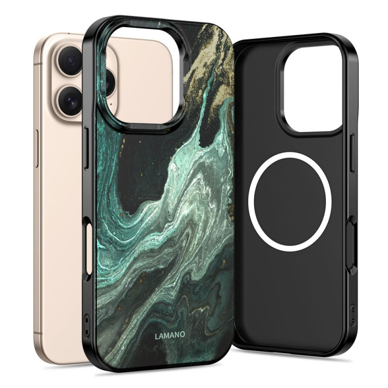 Tech-Protect Lamano MagSafe case for Apple iPhone 16 Pro Max, Verde Aura