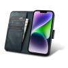 iCarer Oil Wax Wallet Case 2in1 leather flip case for iPhone 14 Plus, Anti-RFID, blue (WMI14220723-BU)