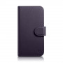 iCarer Wallet Case 2in1 leather flip case for iPhone 14 Plus, Anti-RFID, dark purple (WMI14220727-DP)