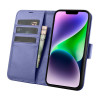 iCarer Wallet Case 2in1 leather flip case for iPhone 14 Plus, Anti-RFID, light purple (WMI14220727-LP)