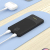 Dudao K10 10000 mAh power bank, 2 x USB-A, 2.4 A, white