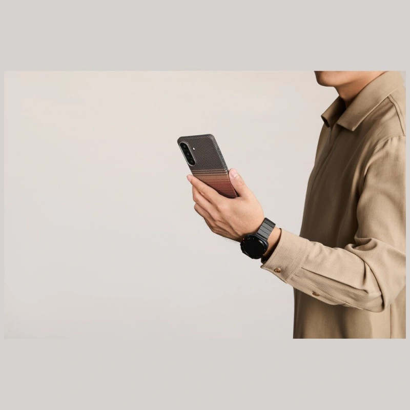 PITAKA Edge Case MagSafe case for Samsung Galaxy S26+, sunset