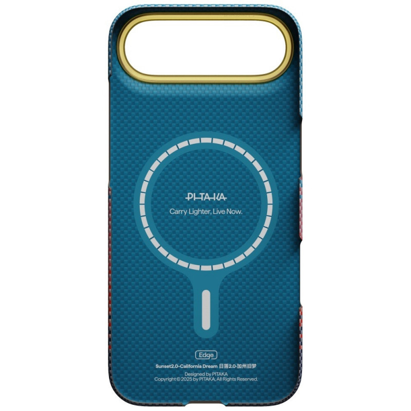 PITAKA Edge Case California Dream 03 case for Apple iPhone Air, sunset
