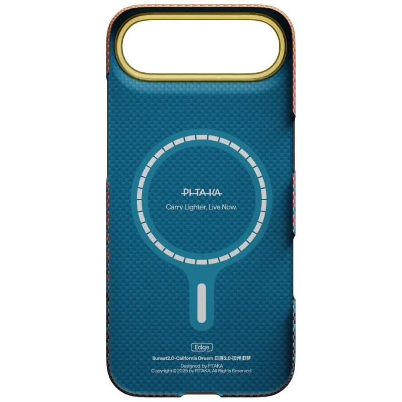 PITAKA Edge Case California Dream 05 case for Apple iPhone Air, sunset